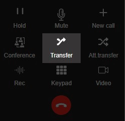 3CX how to transfer call