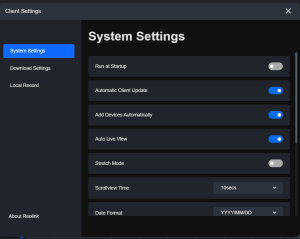 reolink_desktop_app_system settings Hosted Business Phone System $30 a line